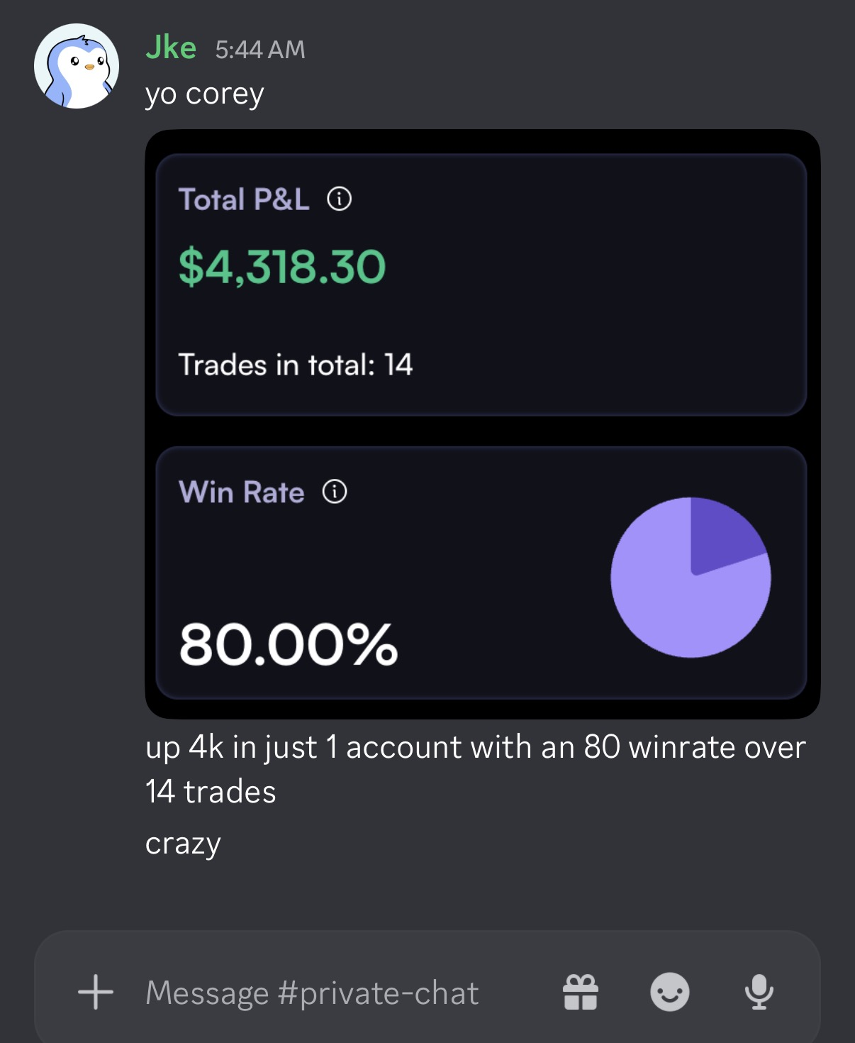 Payout proof from Jke